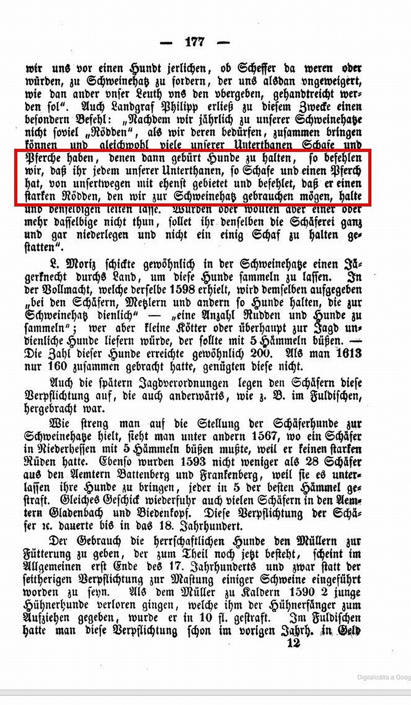 A hesseni őrgr&oacute;f rendelkez&eacute;s&eacute;ről sz&oacute;l&oacute; r&eacute;szlet Georg Landau &iacute;r&aacute;s&aacute;ban